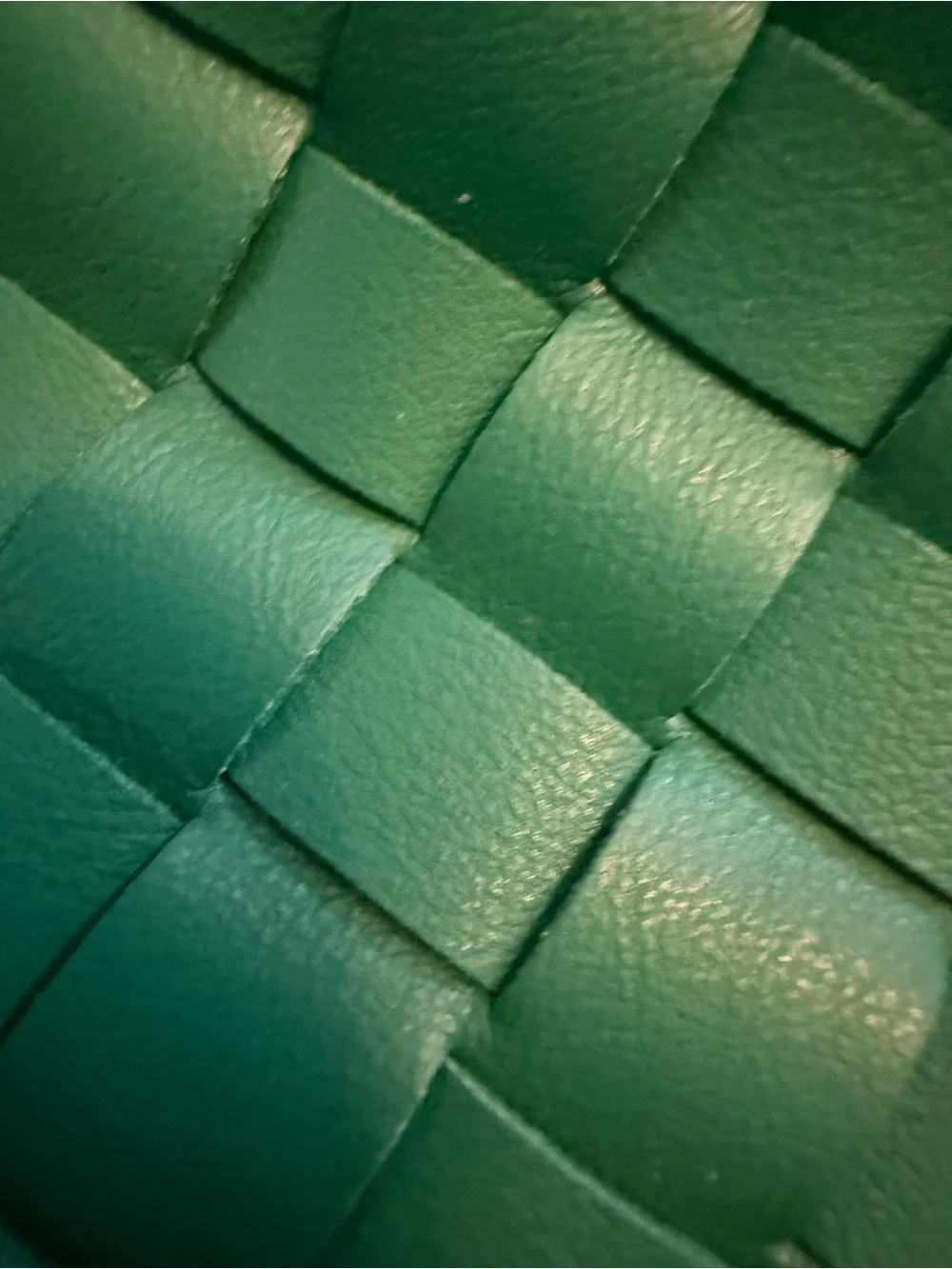 Woven Knot-Handle Women’s Bag in Teal